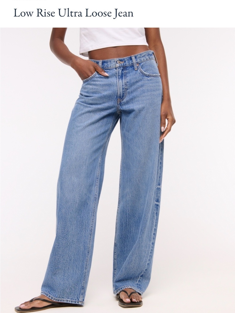 Abercrombie Low Rise Ultra Loose Jean